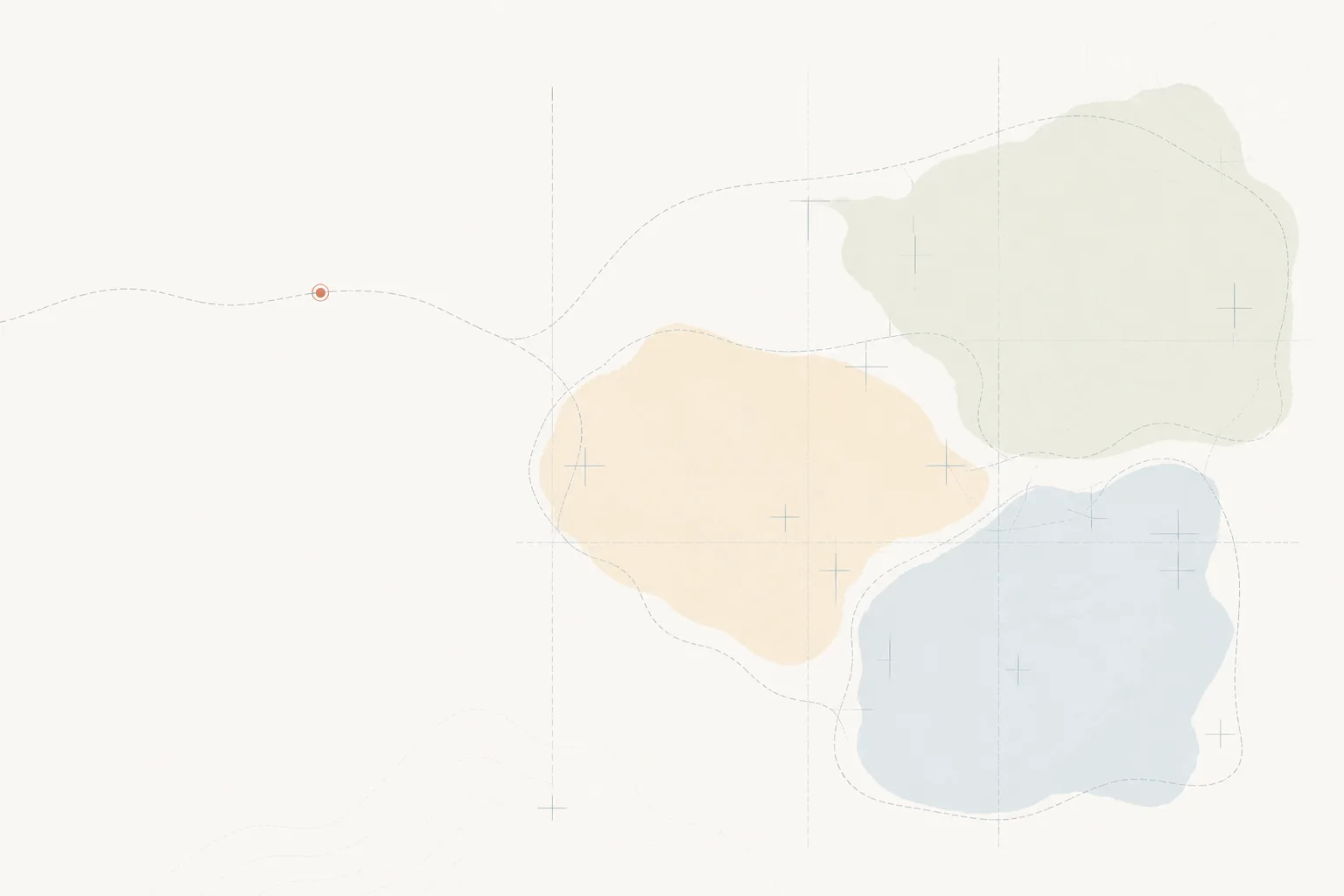 AI 原生研究主题地图背景